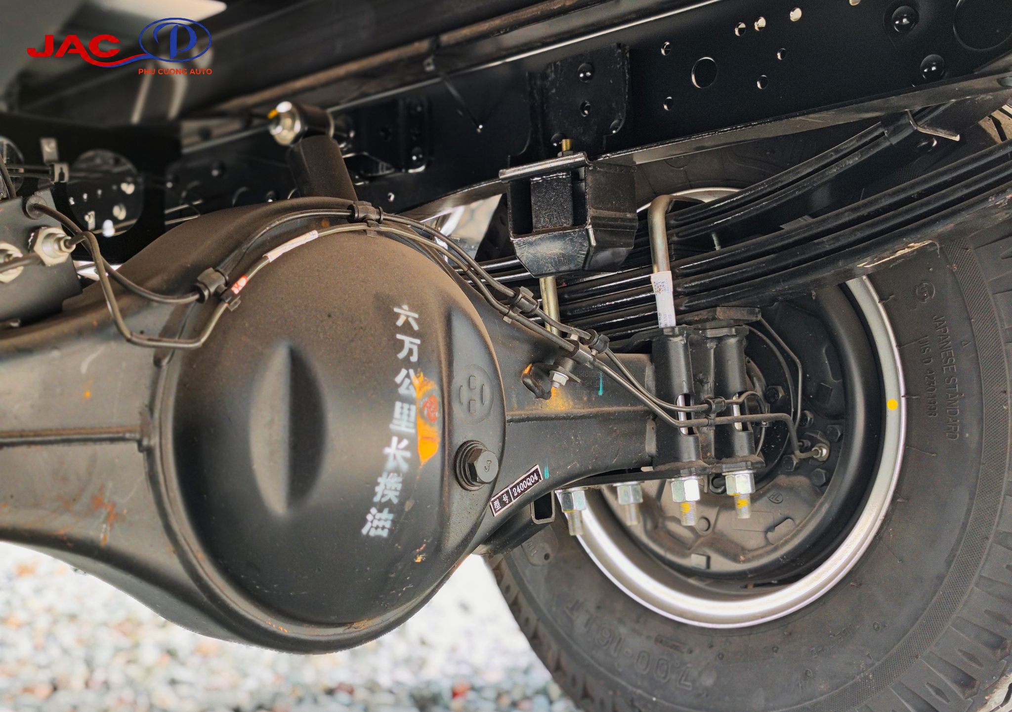 khung gầm xe jac n250s pro e5 thùng bạt 