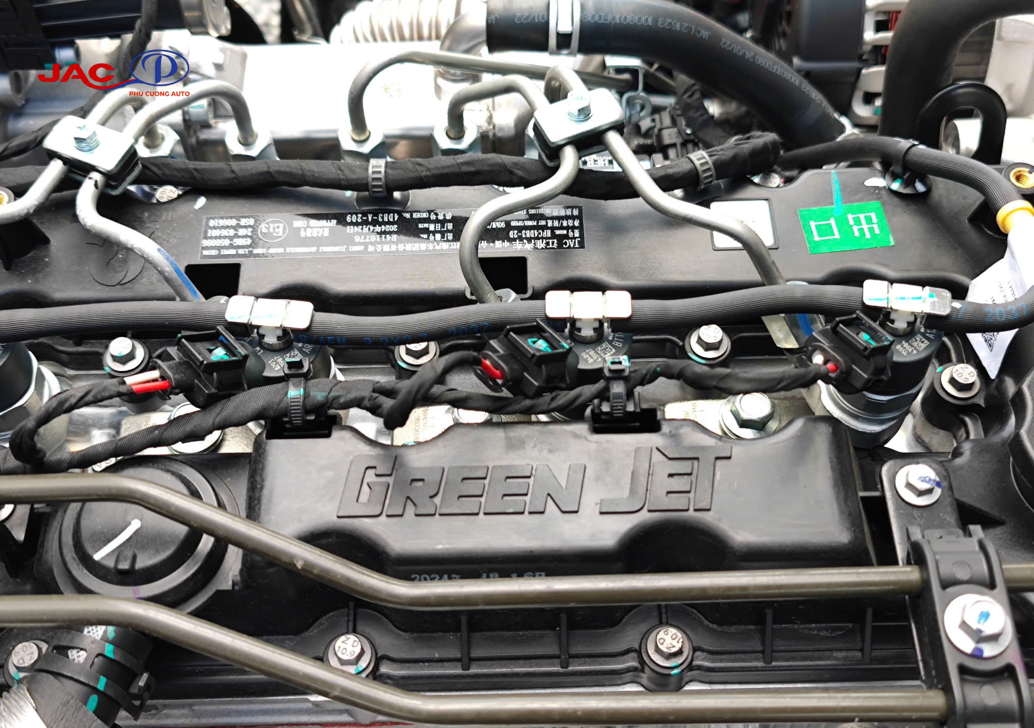 động cơ xe tải jac n200s e5 thùng bạt 