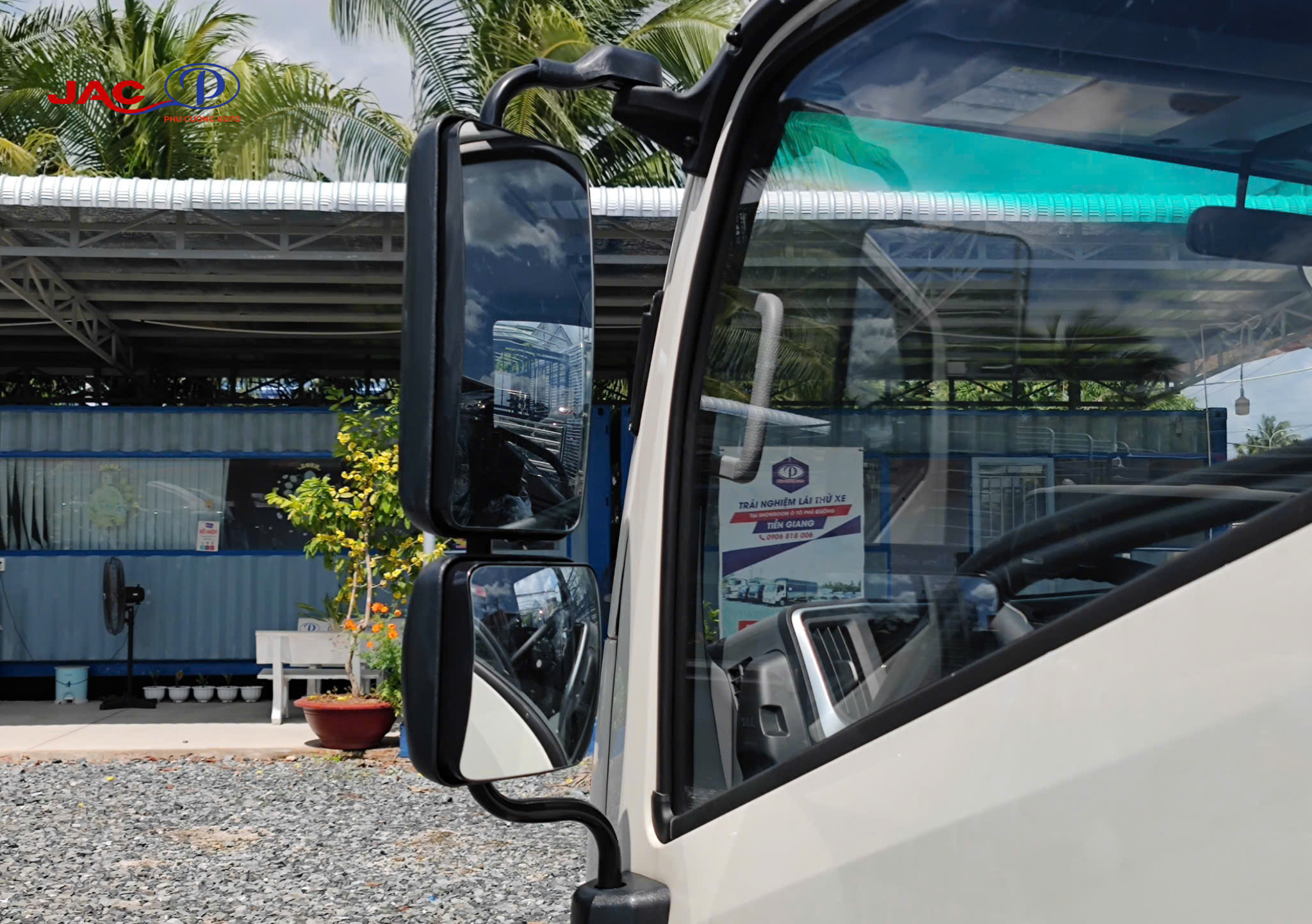 gương hậu xe jac n200s e5 thùng bạt