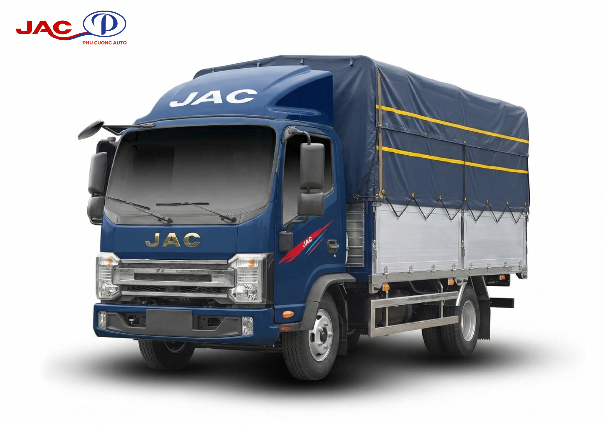 xe tải jac n350s pro e5 thùng bạt nhôm