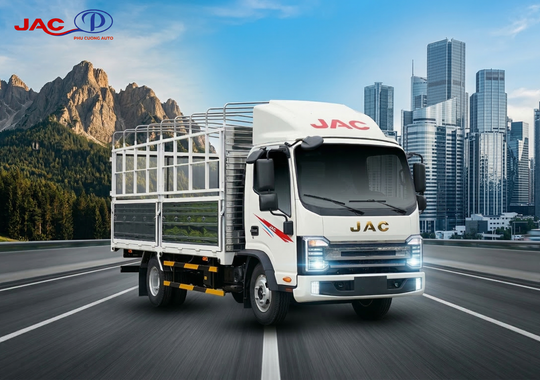 xe tải jac n250s pro e5 thùng bạt 2.5 tấn 