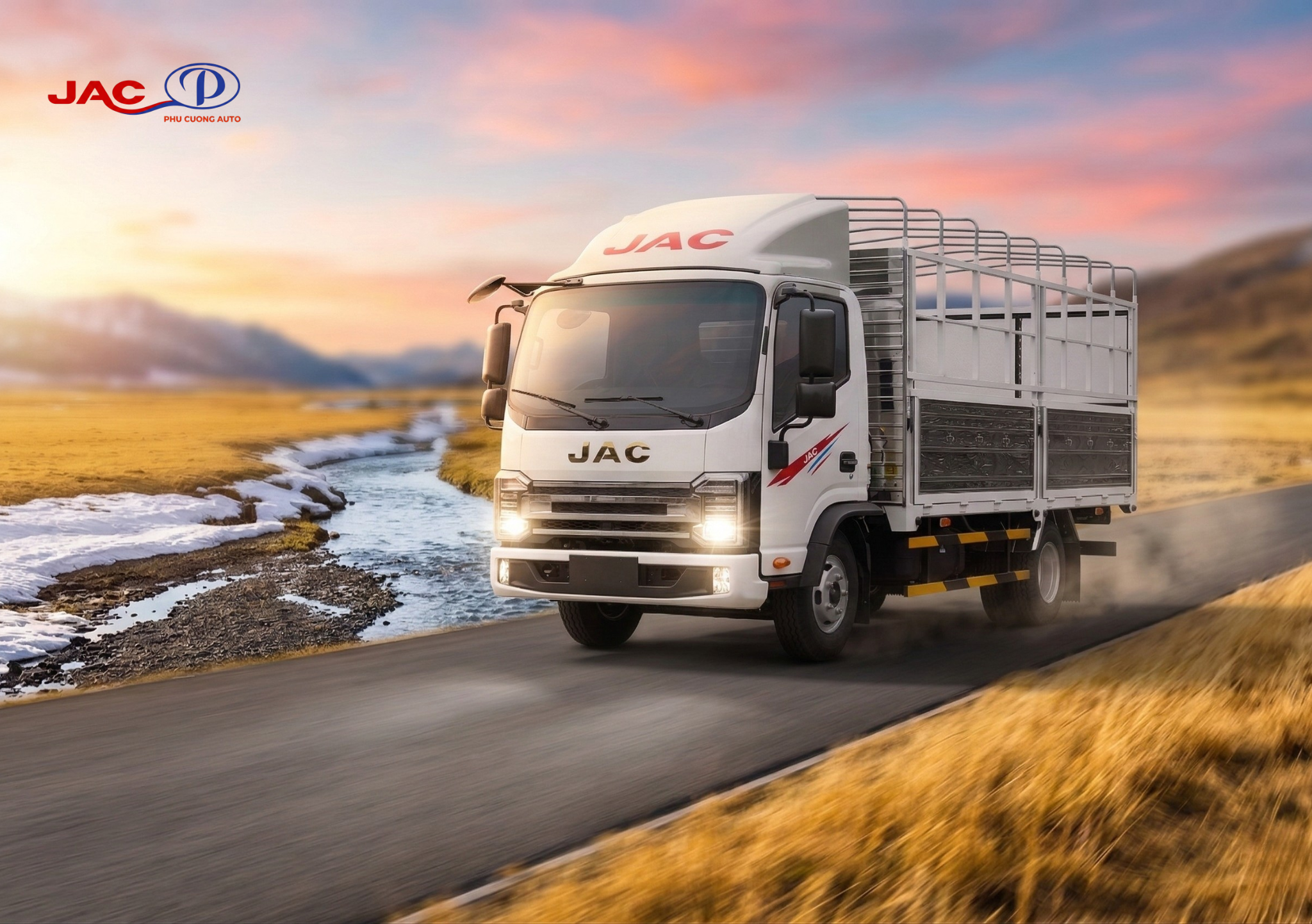 xe tải jac n250s e5 thùng bạt 