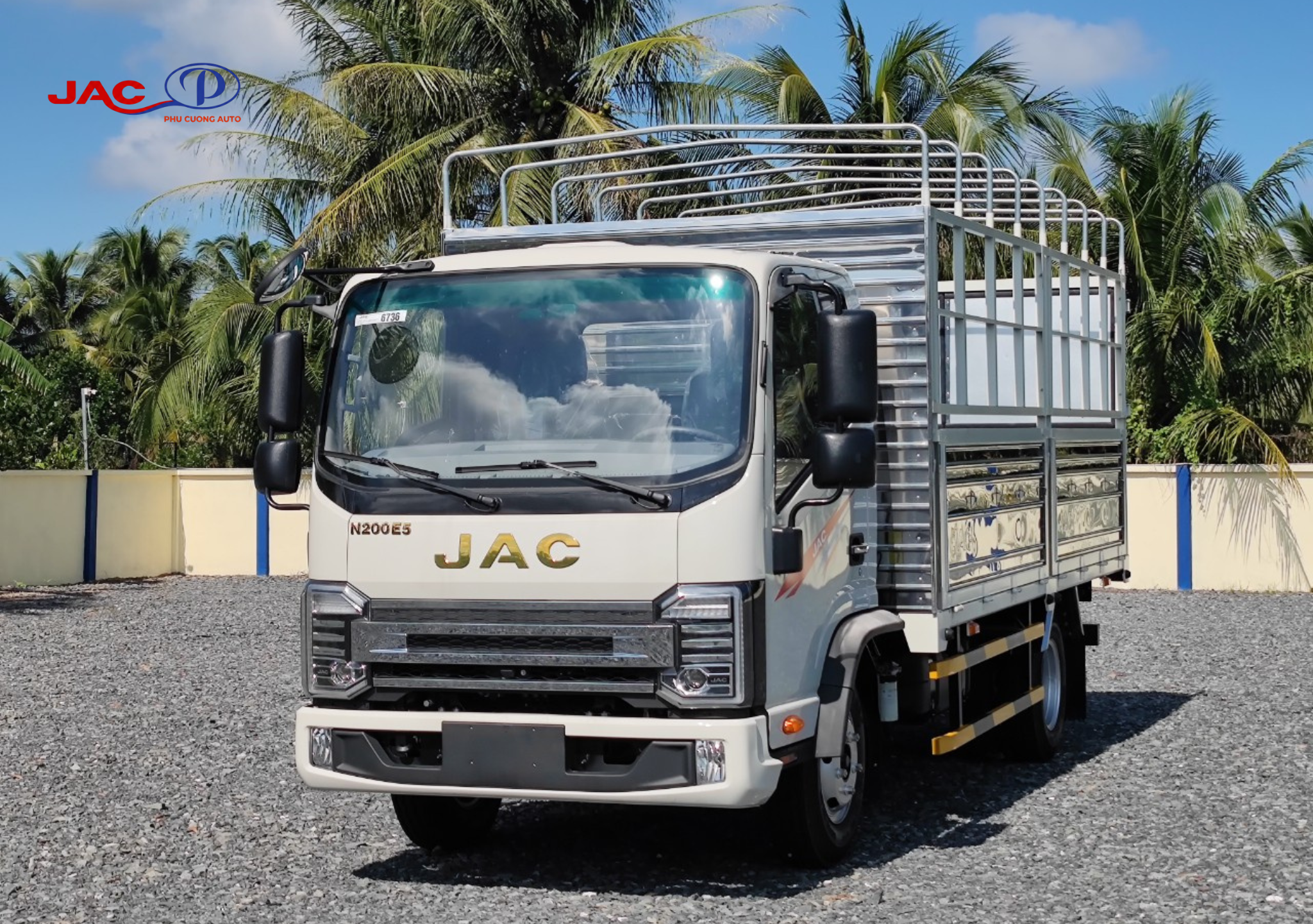 cabin xe tải jac n200s e5 thùng bạt 