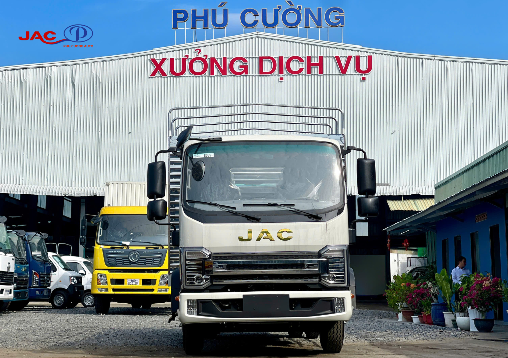 jac n250s e5 thùng bạt 2.25 tấn