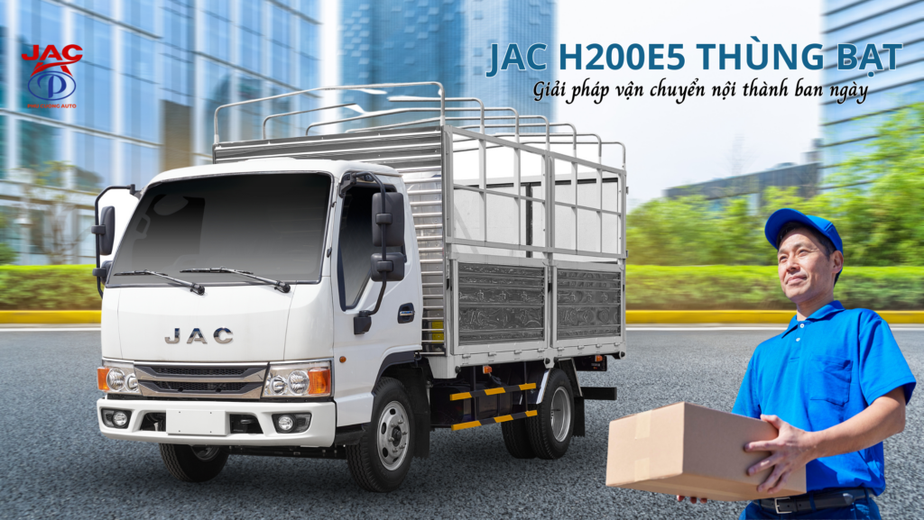 xe tải jac h200e5 thùng bạt
