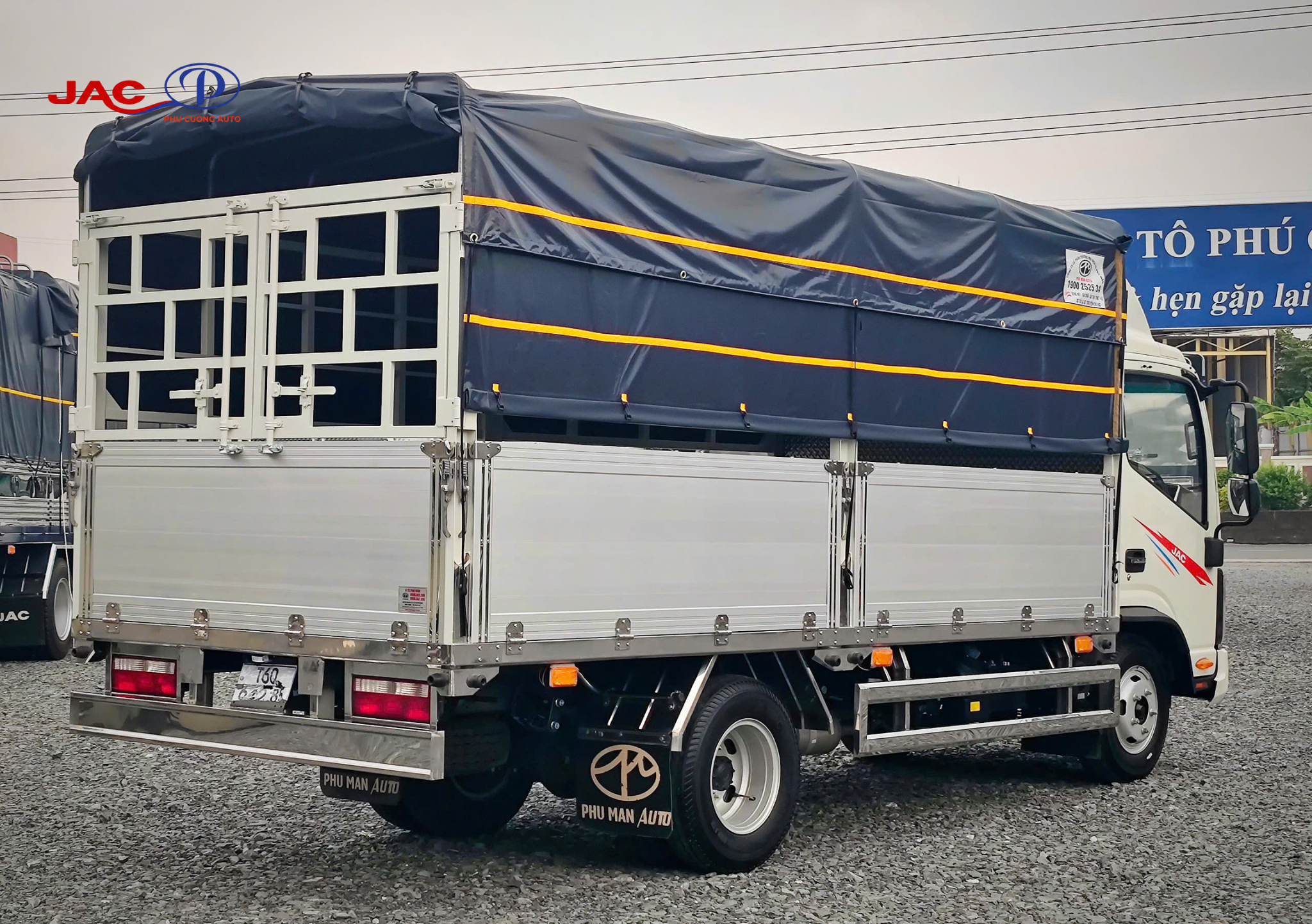 thùng hàng xe tải jac n350s pro e5 thùng nhôm