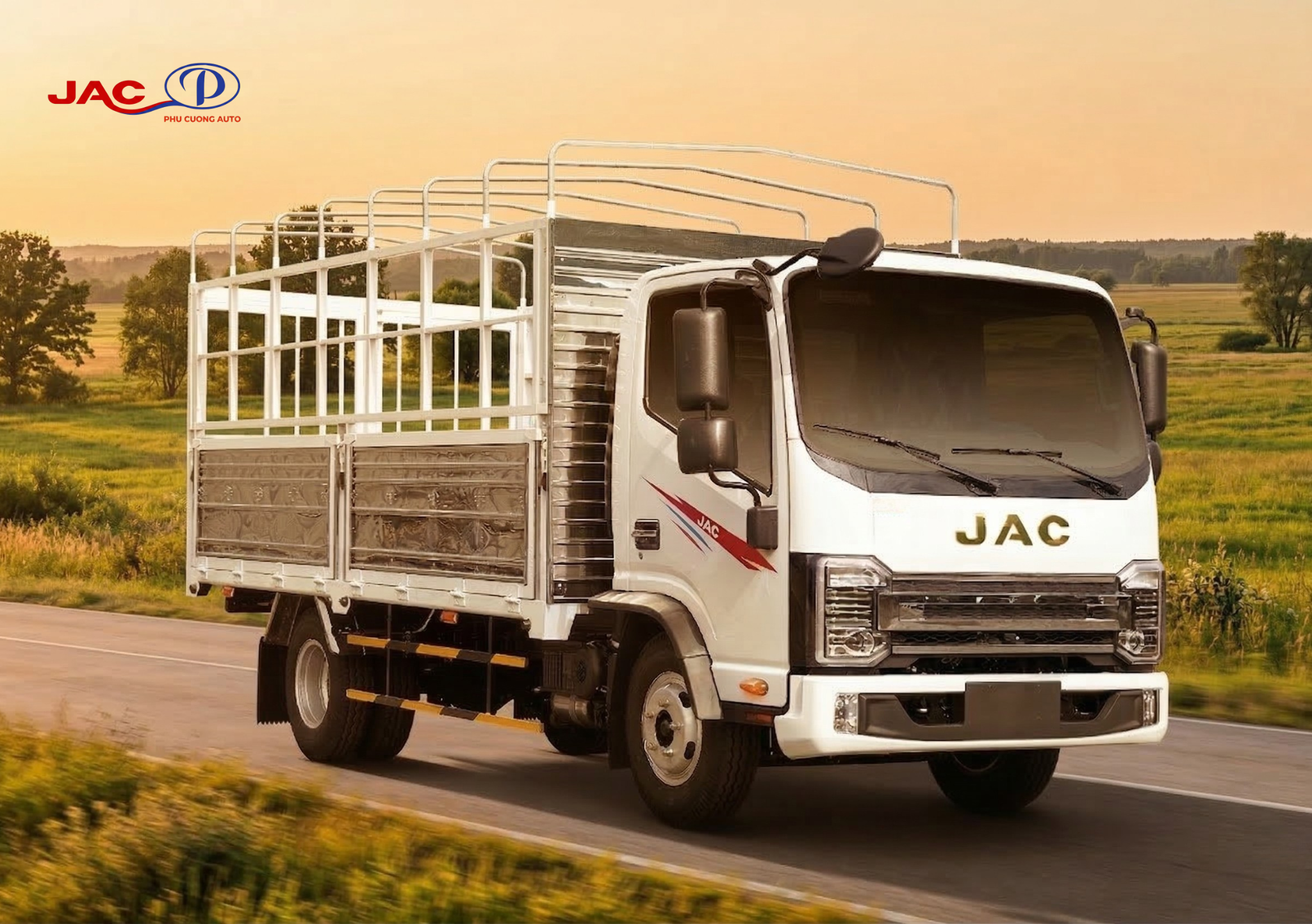 xe tải jac n350s pro e5 thùng bạt trả góp