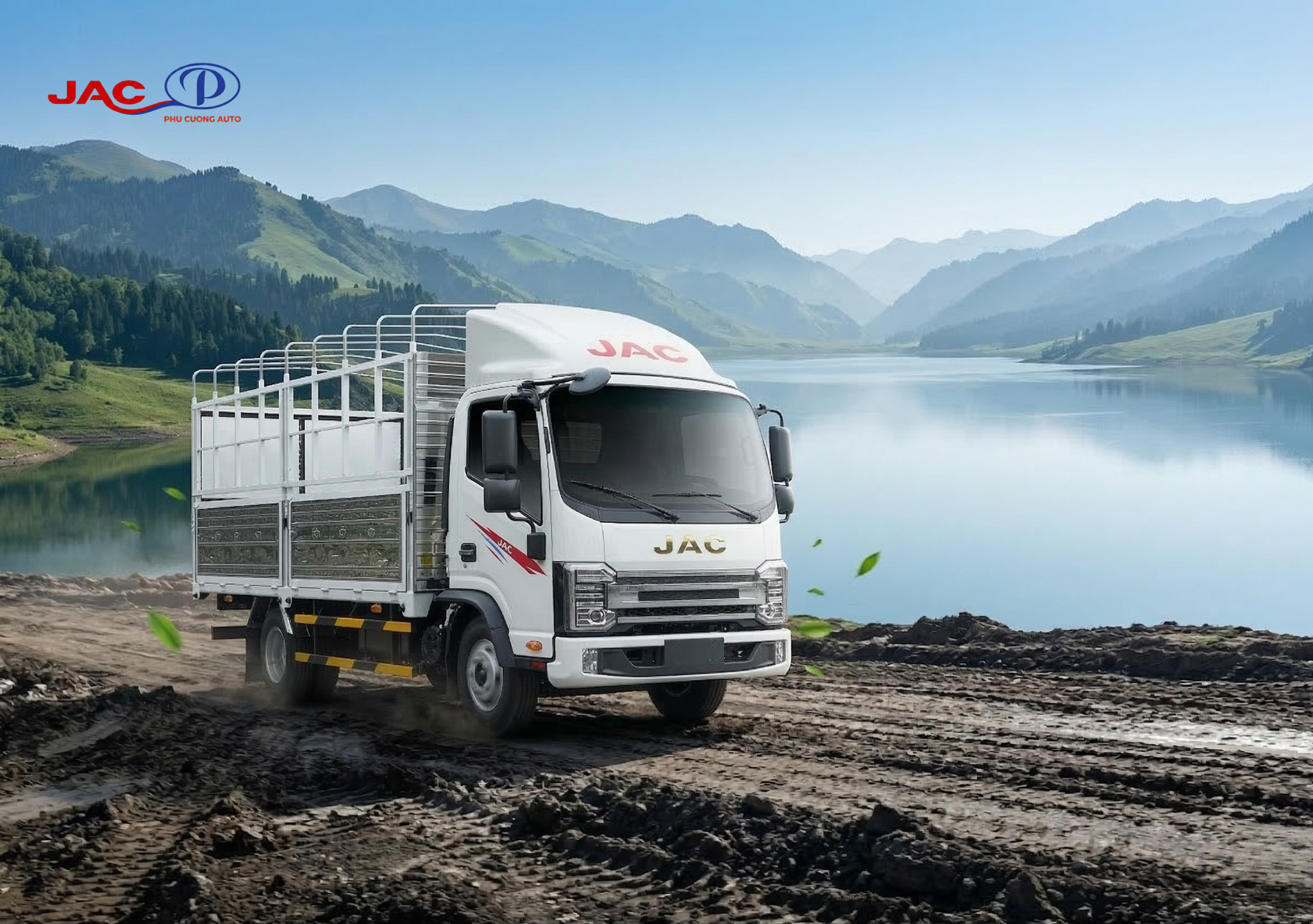 xe tải jac n350s pro e5 thùng bạt