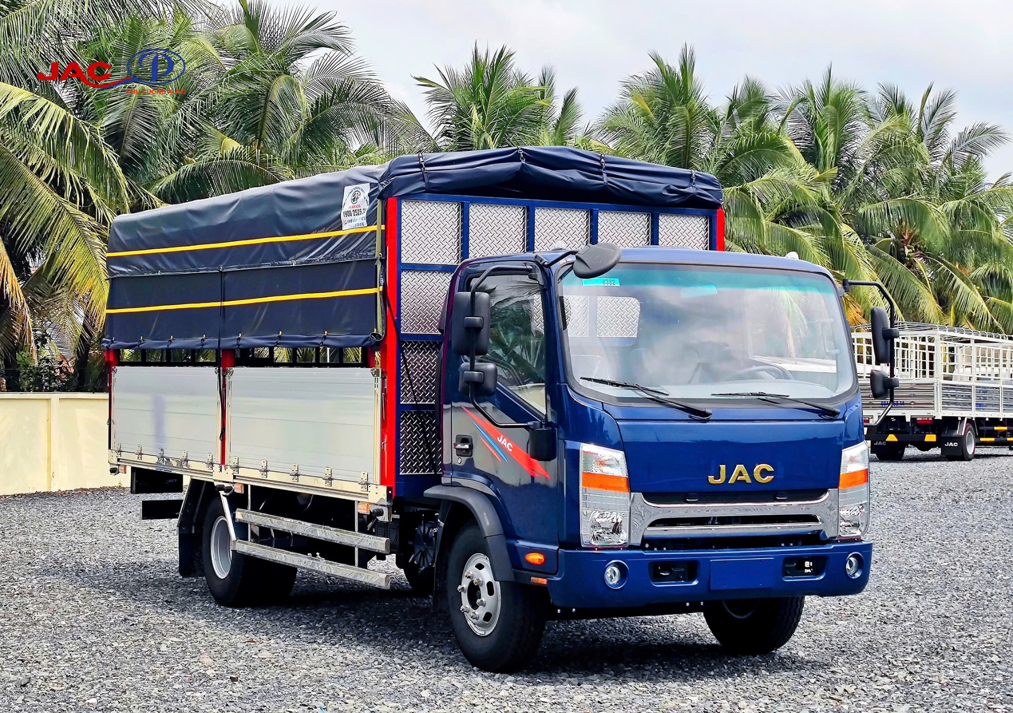 xe tải jac n650e5 thùng bạt nhôm 
