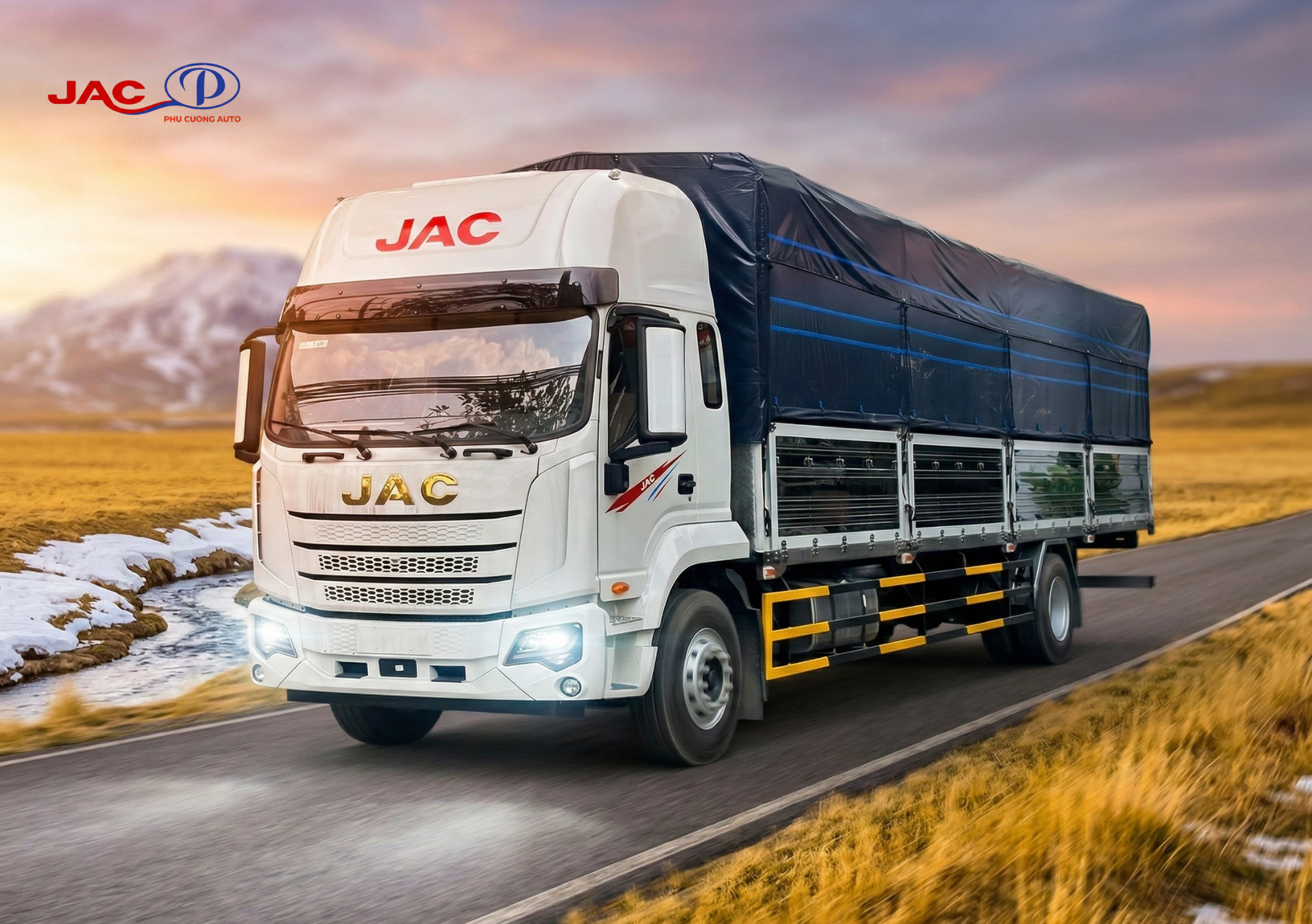giá xe tải jac dawos thùng bạt 