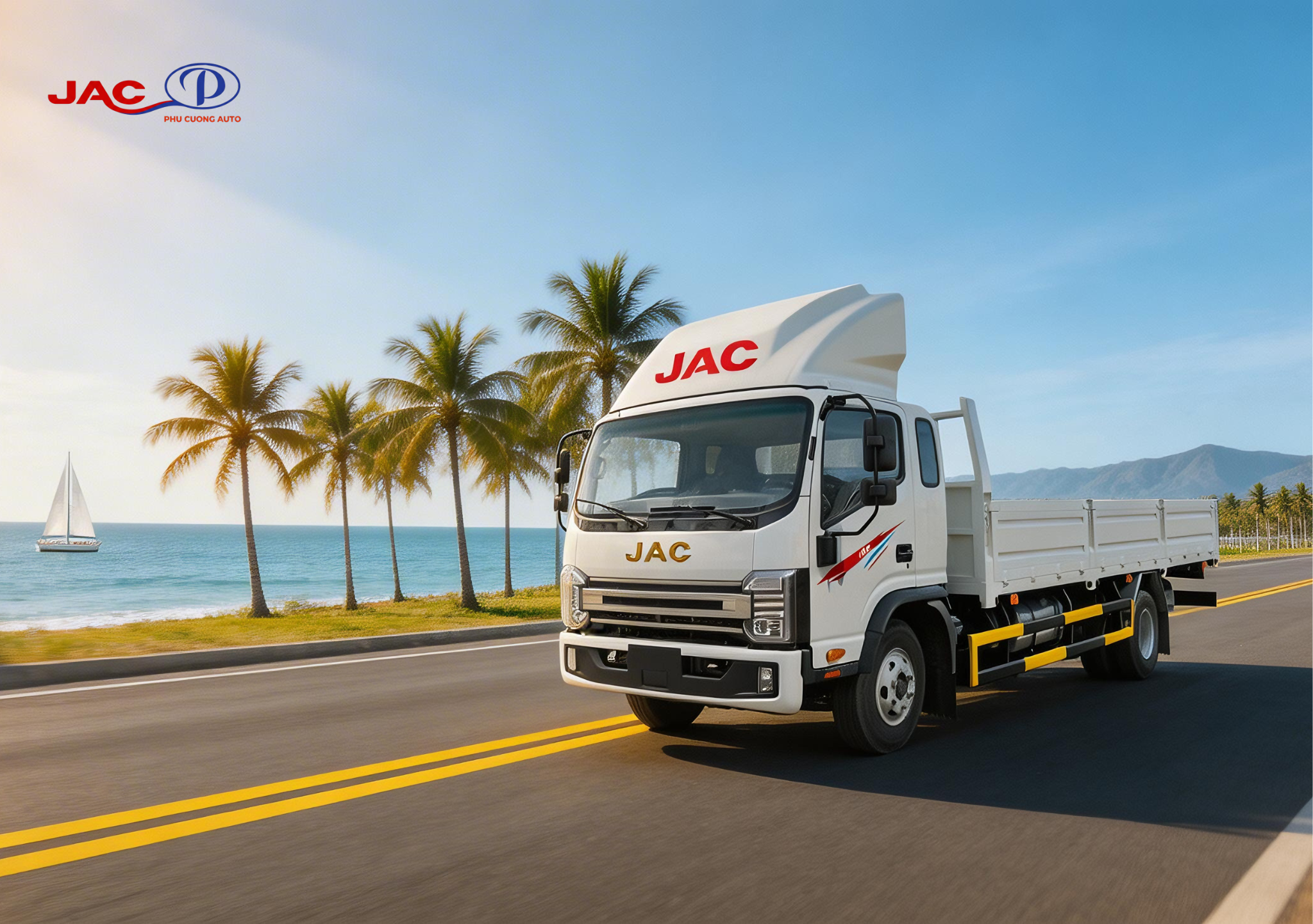 giá lăn bánh xe jac n750plus e5 thùng lửng 