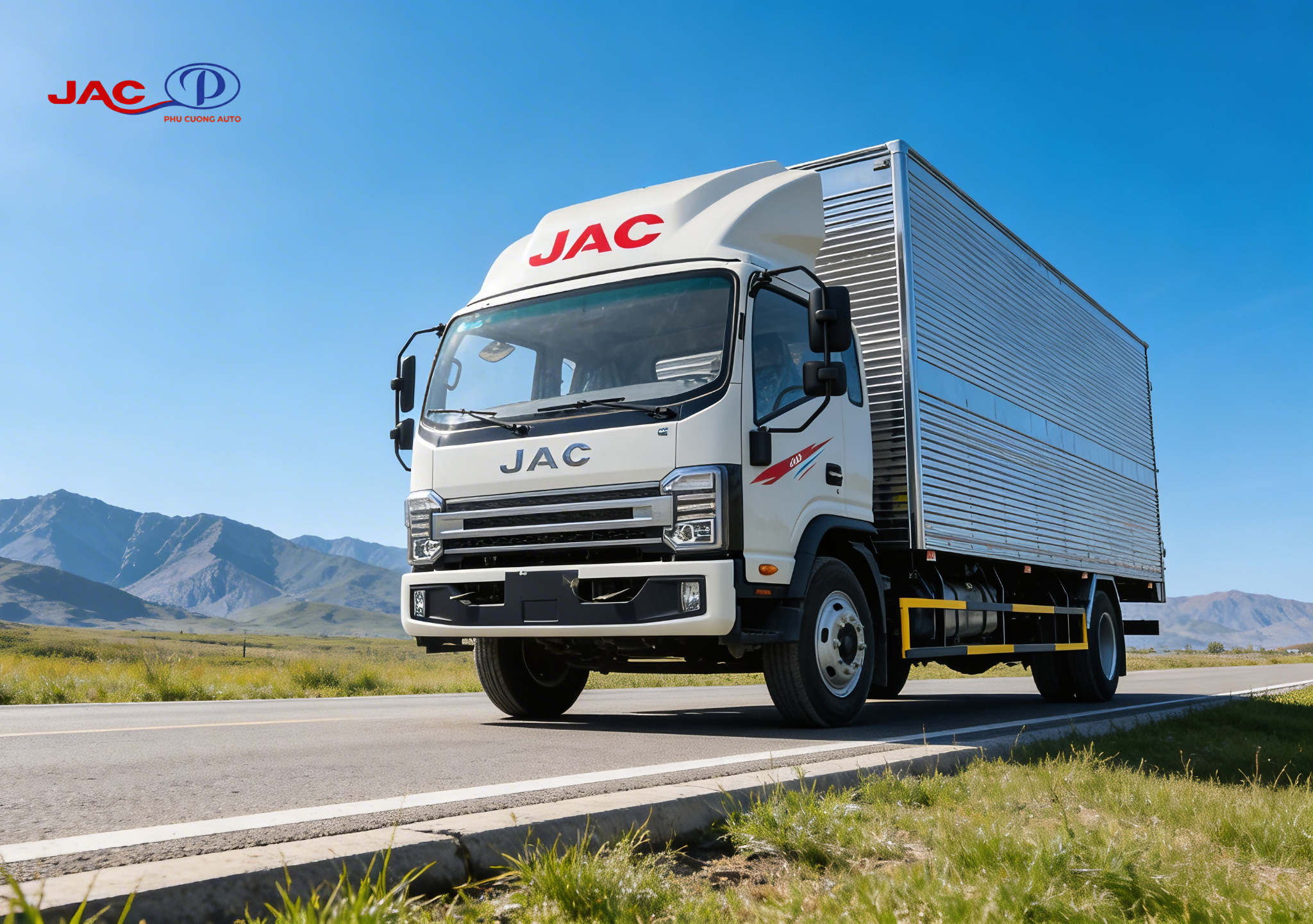 giá xe tải jac n800plus e5 thùng kín 