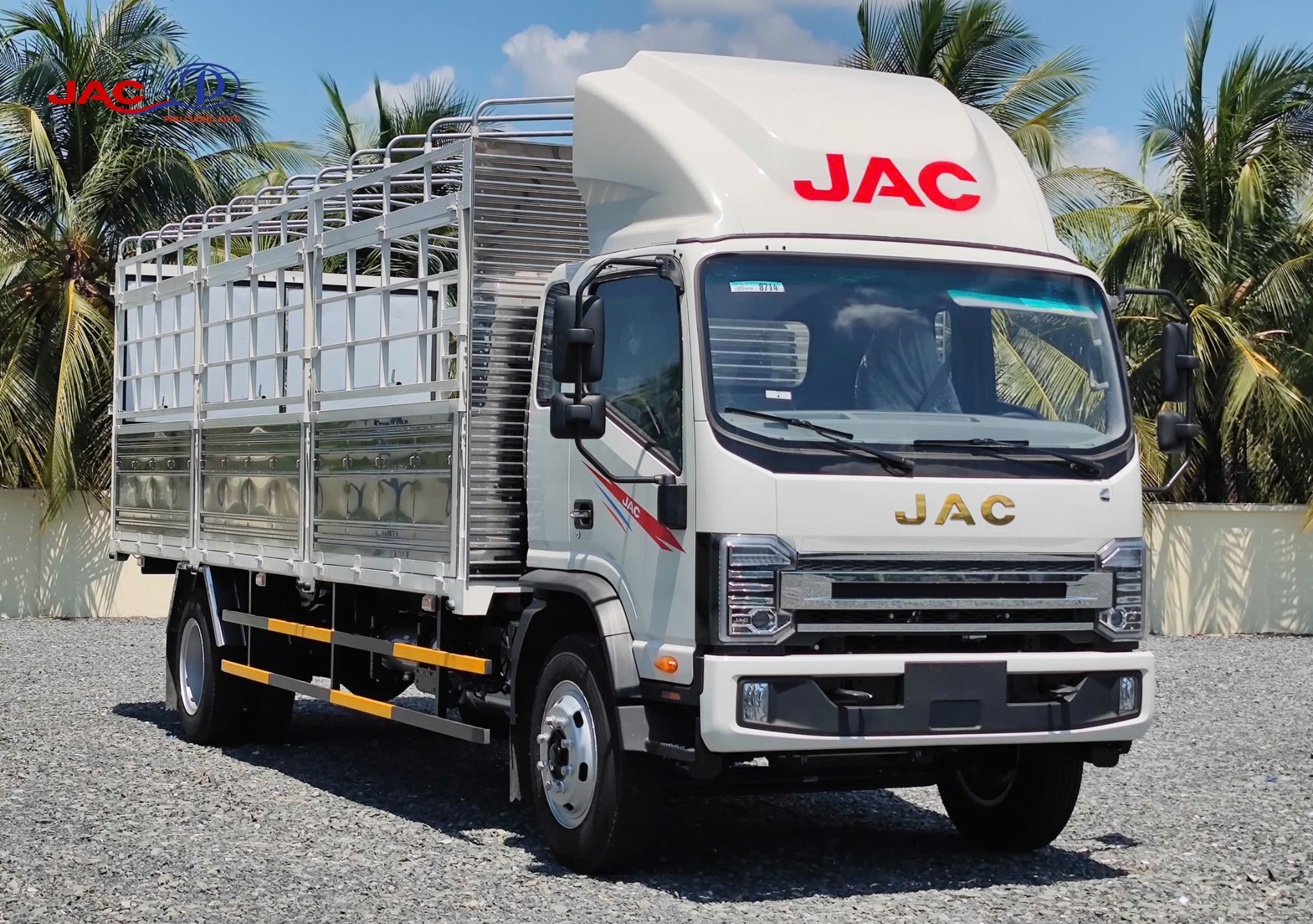 giá xe jac n800plus e5 thùng bạt