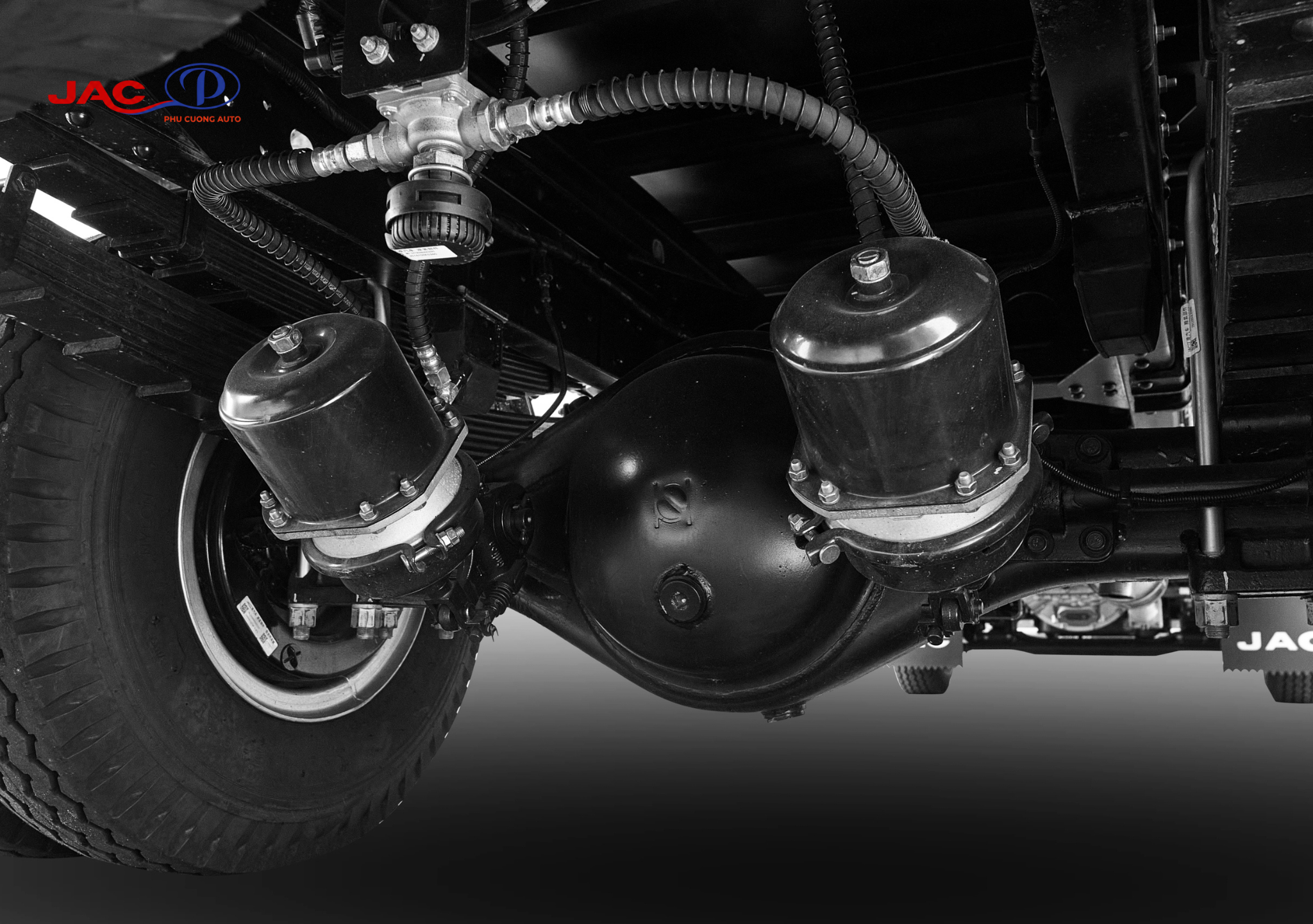 hệ thống treo xe jac n750plus e5 thùng nhôm