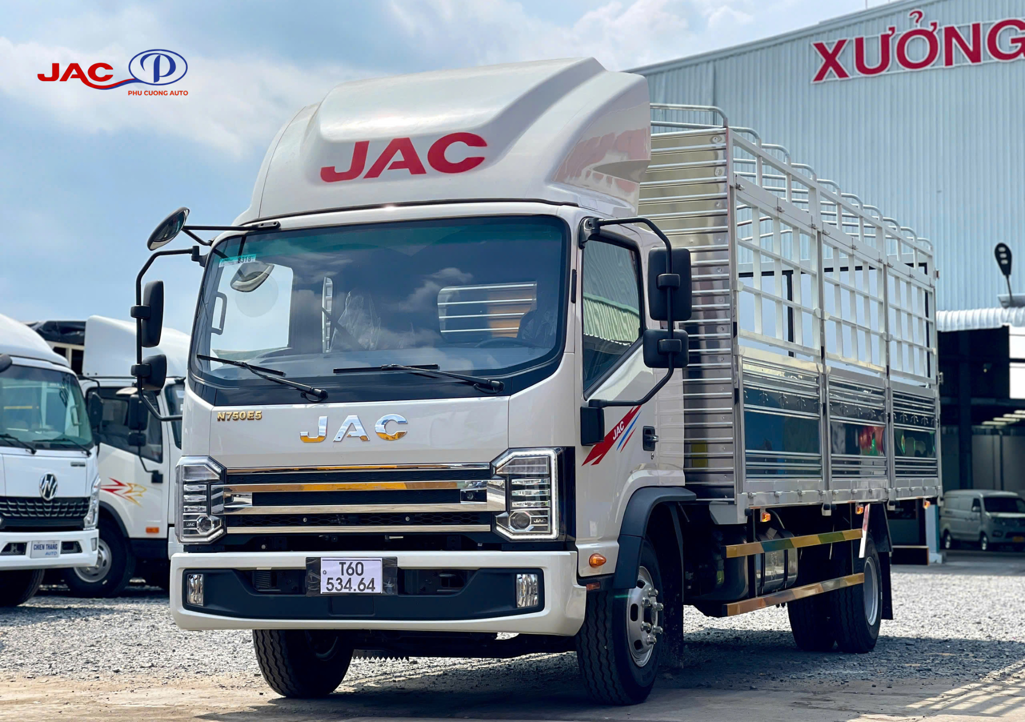 xe tải jac n750plus e5 thùng bạt 