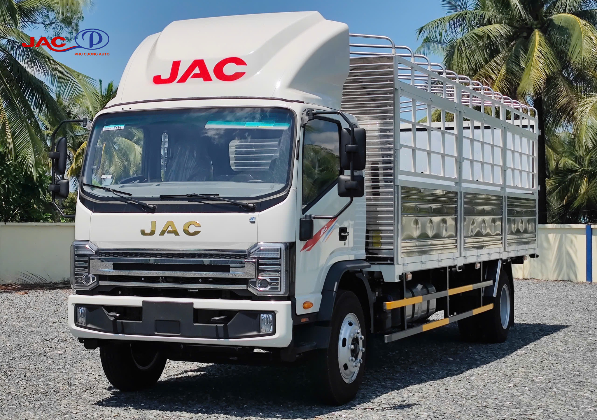 xe tải jac n800plus e5 thùng bạt