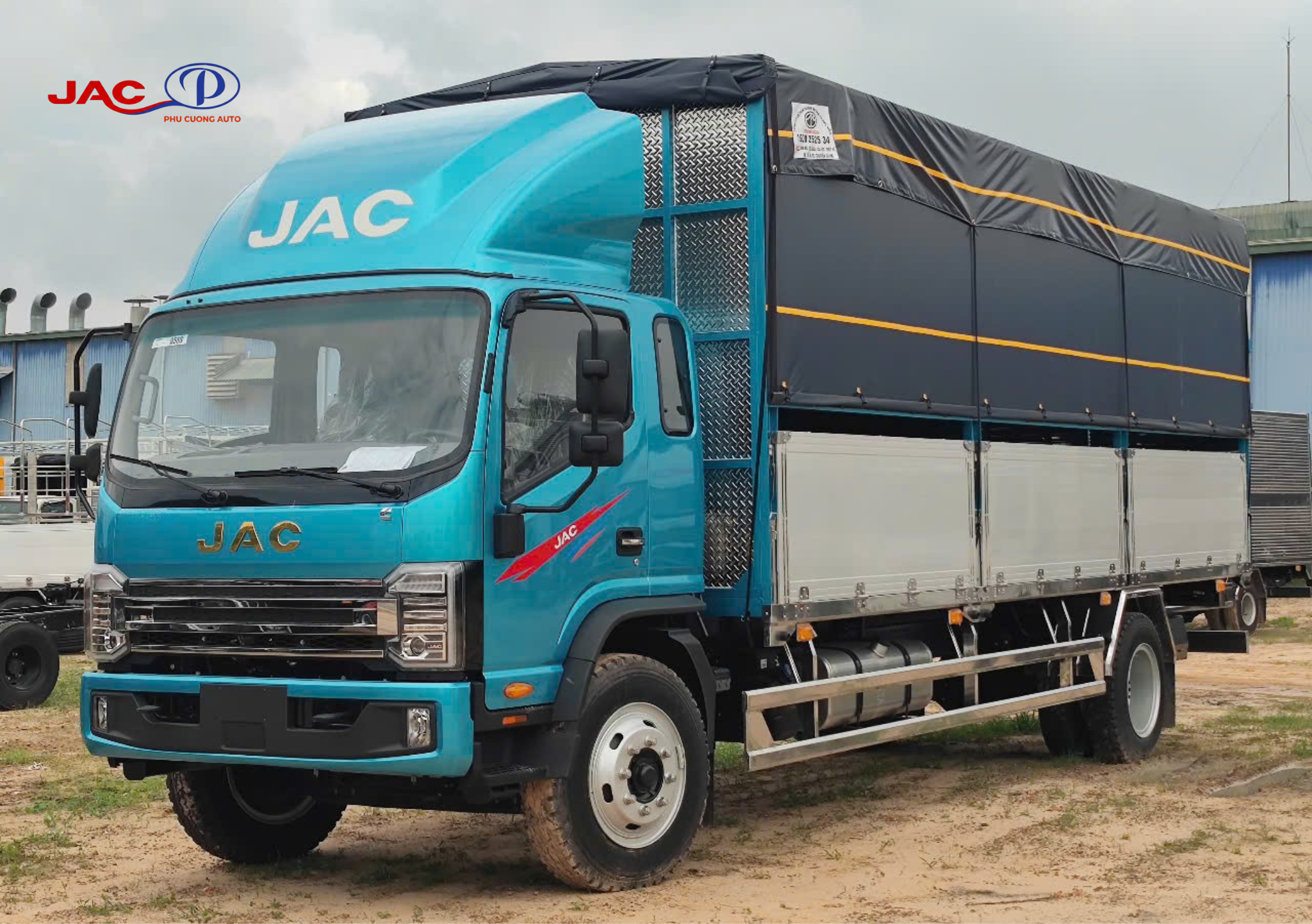 jac n900plus e5 thùng bạt nhôm 
