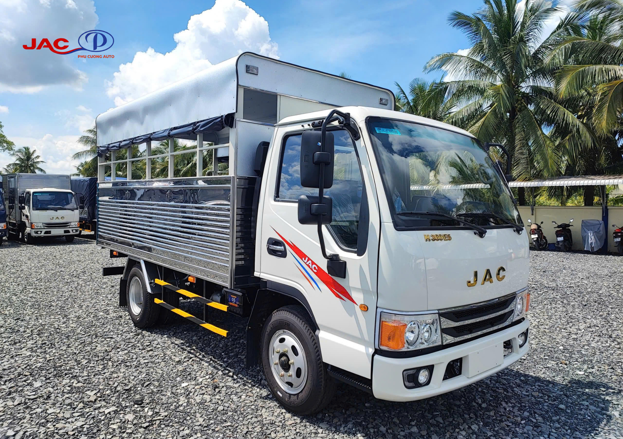 ngoại thất xe tải jac h360e5 đào tạo lái xe 