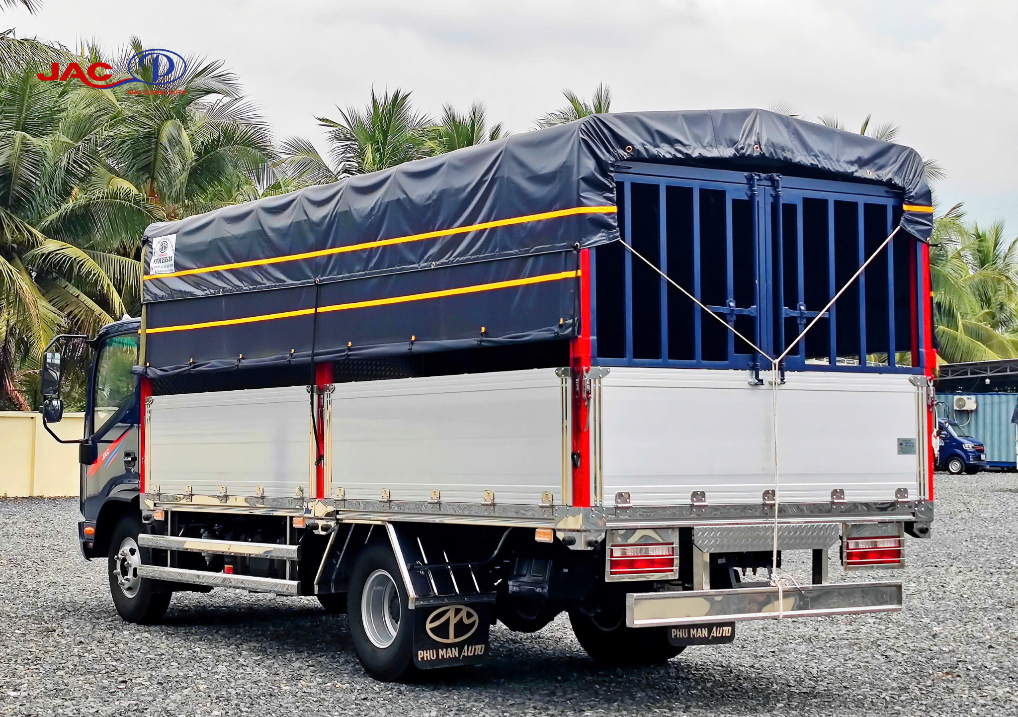 thùng xe jac n500e5 thùng bạt nhôm