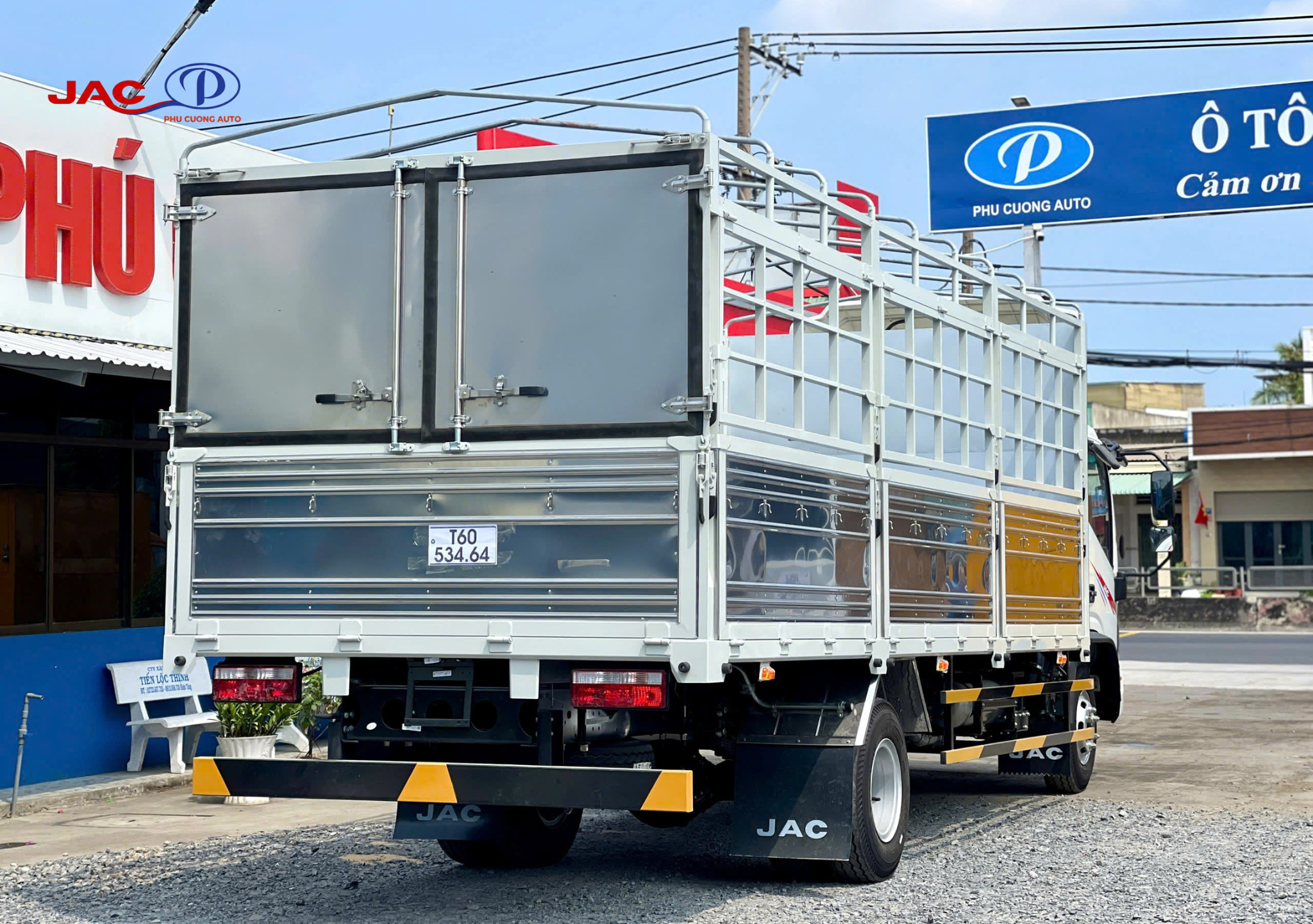 thùng xe jac n750plus e5 thùng bạt