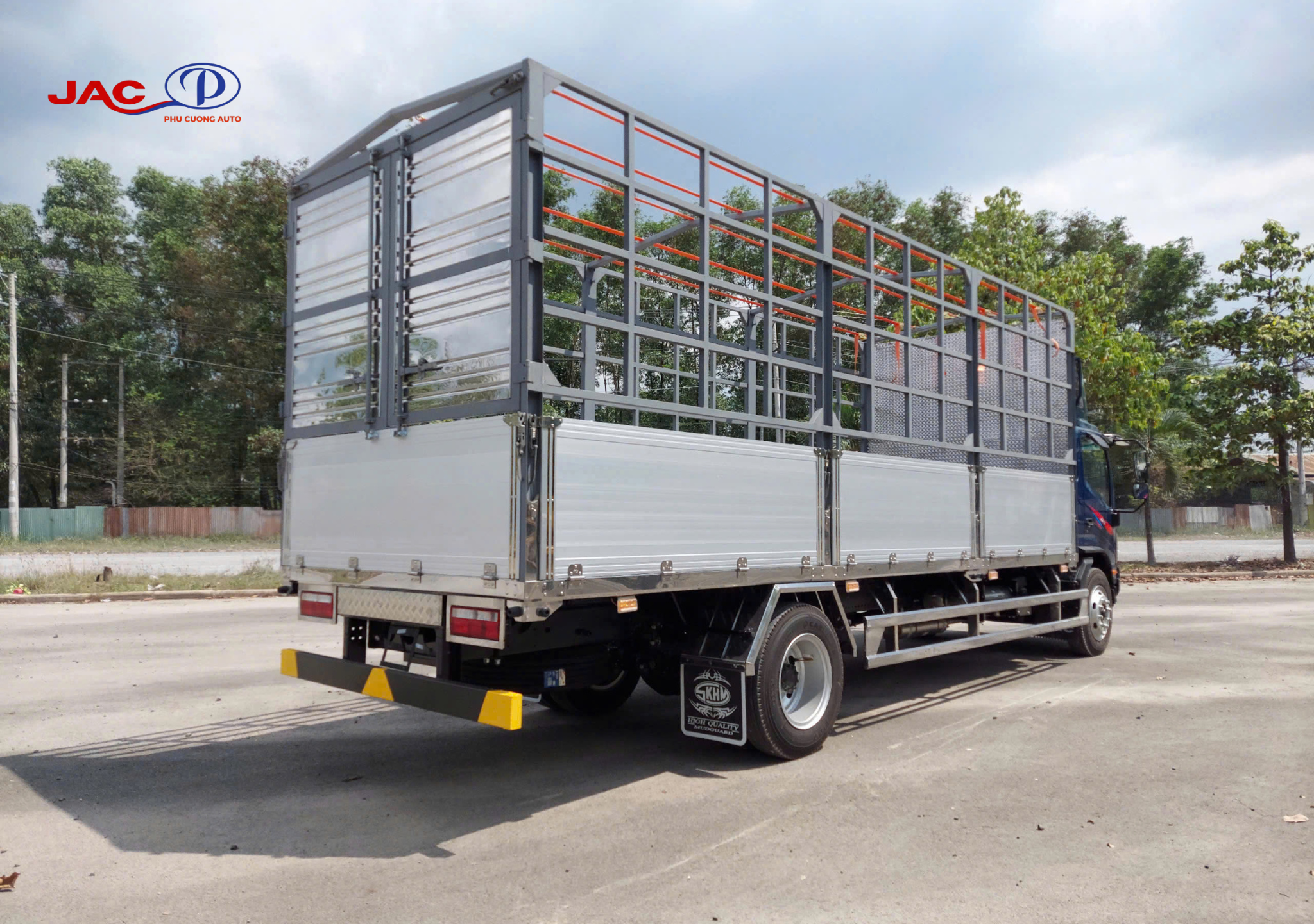 kích thước thùng xe jac n800plus e5 thùng nhôm 