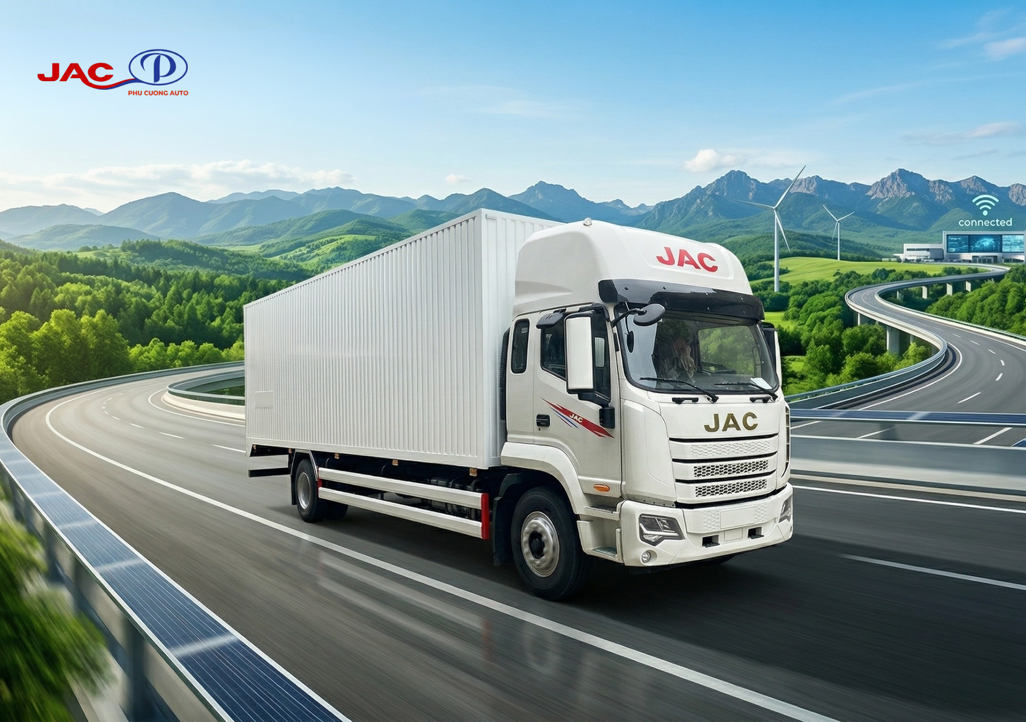 xe tải jac dawos thùng kín container