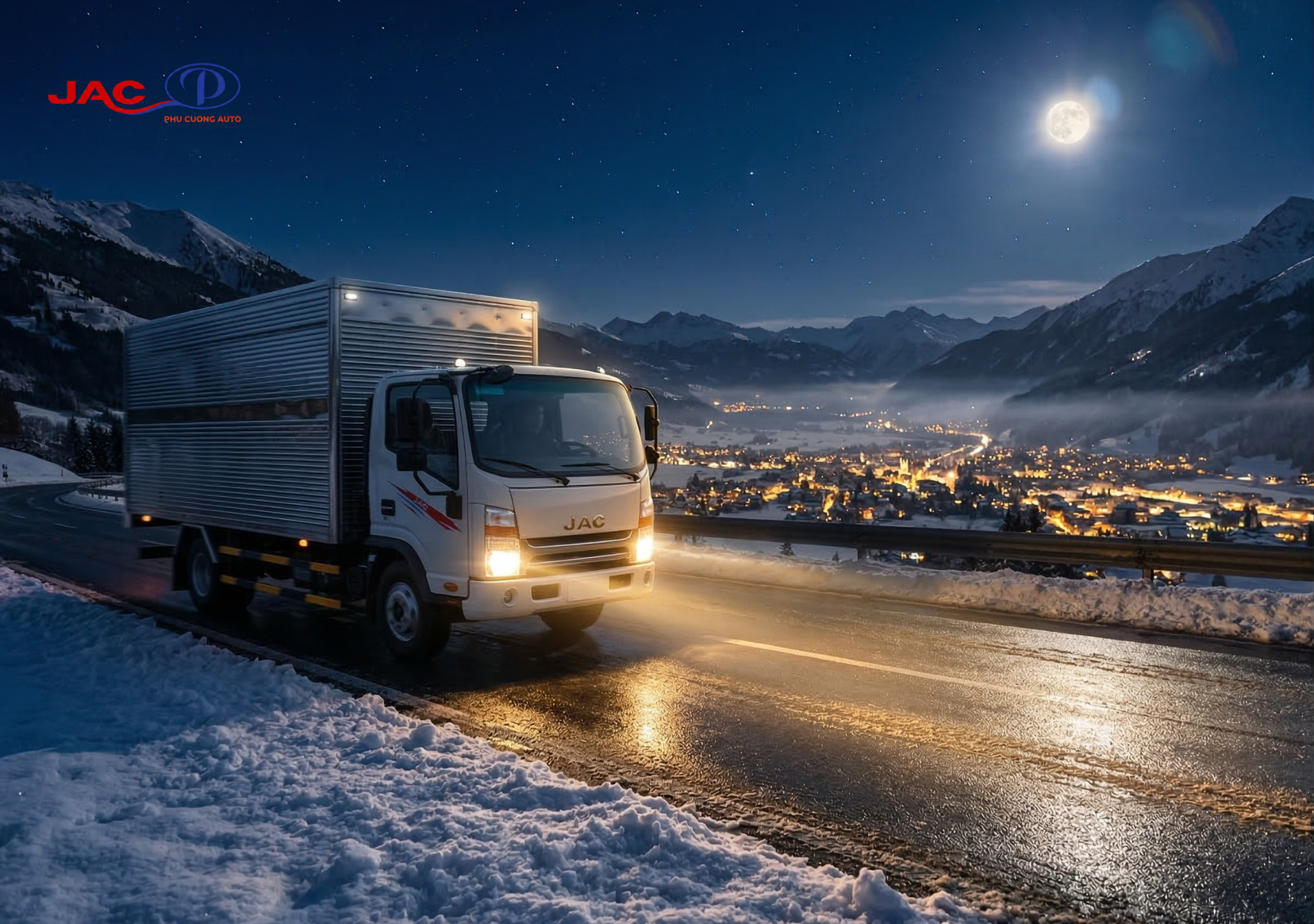 xe tải jac n350plus e5 thùng kín