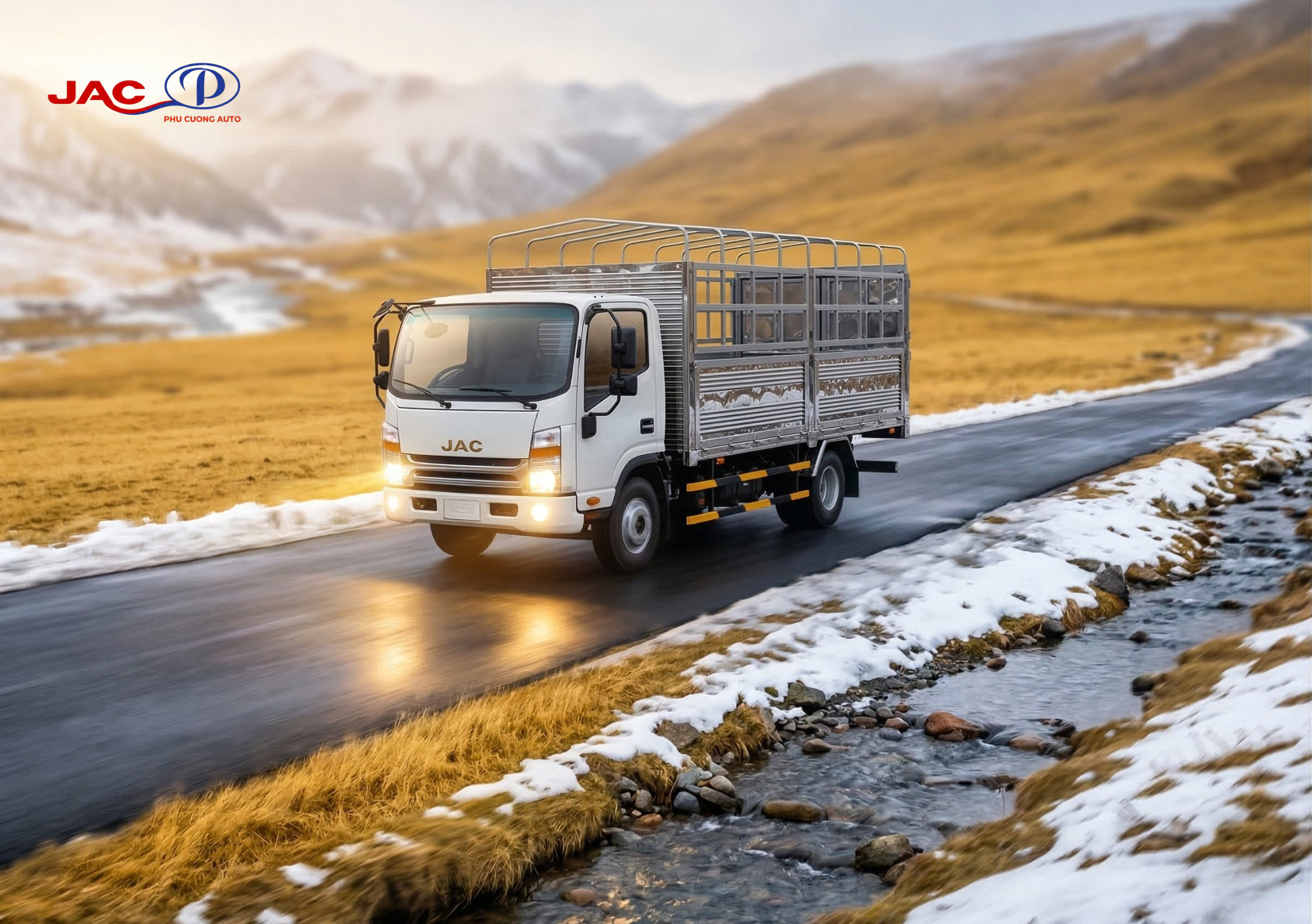 xe tải jac n500 e5 thùng bạt 