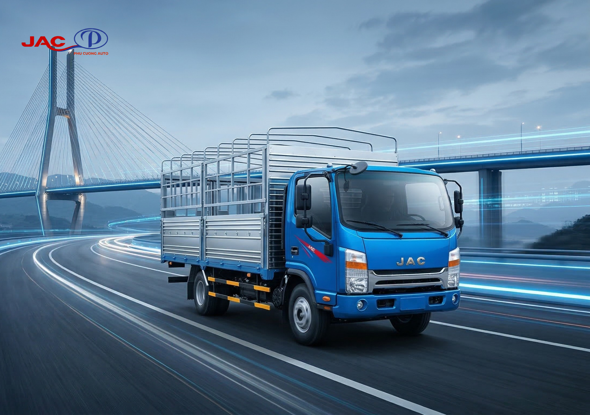 xe tải jac n650e5 thùng bạt 6.8 tấn
