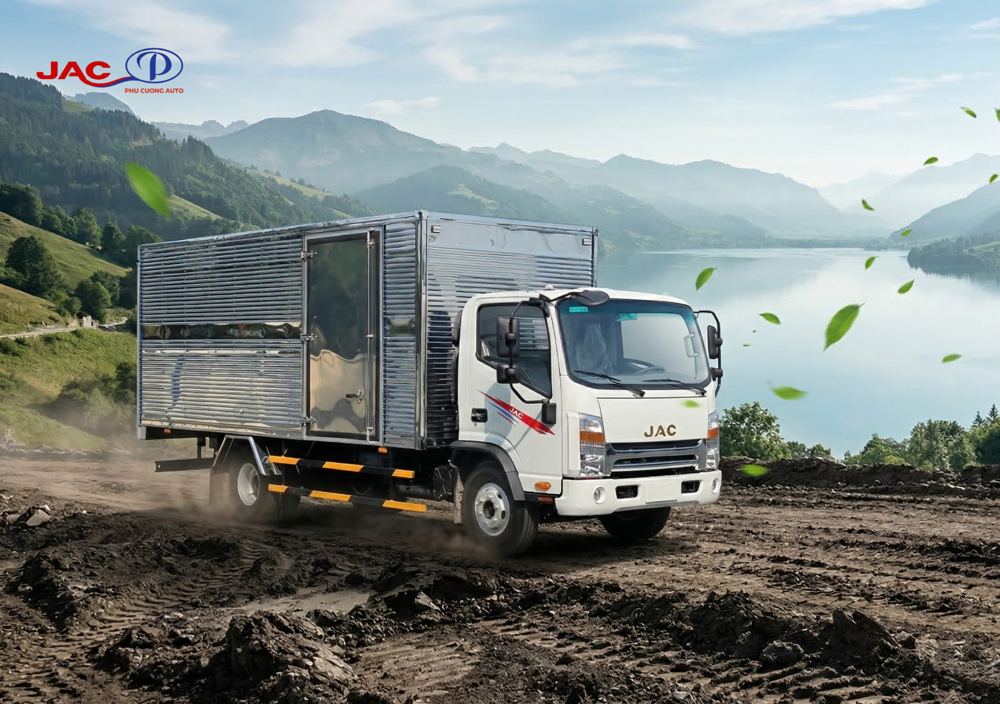 xe tải jac n650e5 thùng kín 6.55 tấn