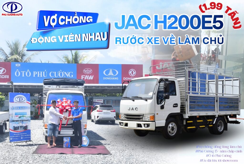xe tải jac dưới 2 tấn jac h200e5