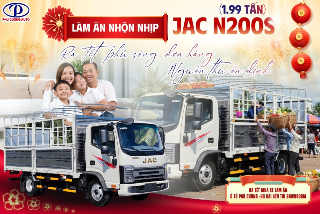 xe tải jac dưới 2 tấn jac n200s e5 
